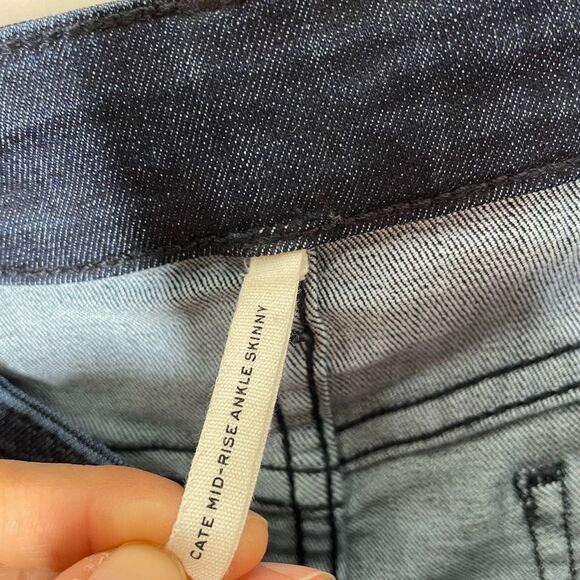 Rag & Bone Cate Mid-Rise Ankle Skinny in April Wash Size 27 - Picture 8 of 9